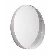 Espelho Redondo Off White em Metal 50cm 10512 MART