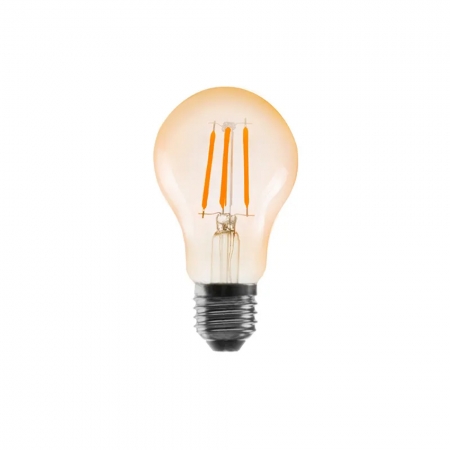 Lampada A60 Âmbar Filamento LED 4W 2400K E27 Bivolt
