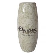 Vaso Decorativo Cerâmica Paris 30x13CM