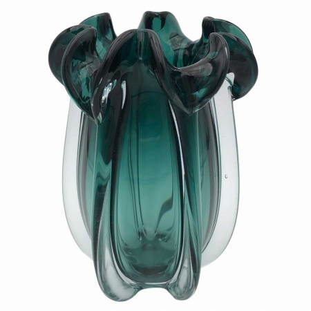 Vaso Decorativo de Vidro Verde 25cm OD0126 BTC