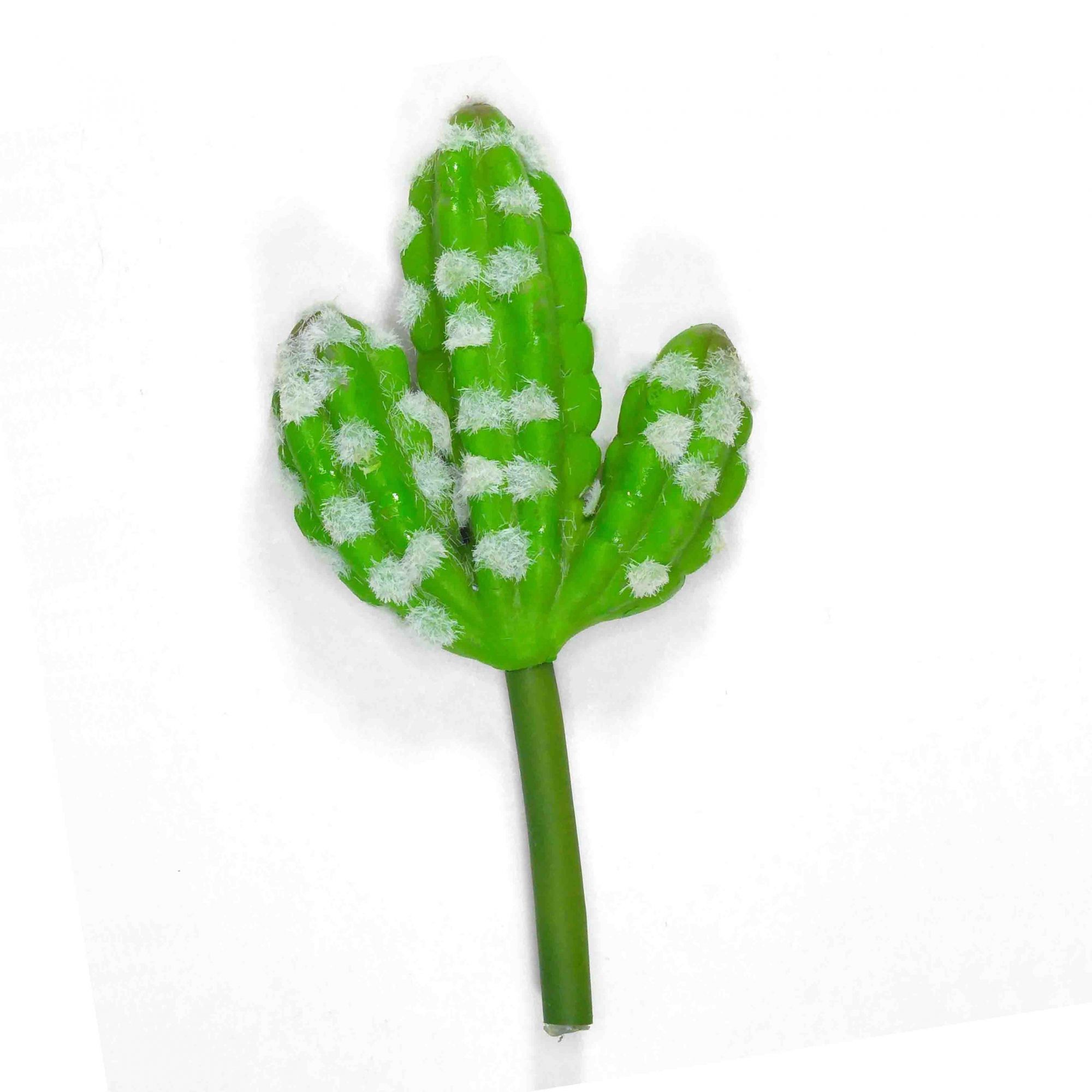 Flor Suculenta Cacto Cor Verde Artificial Permanente 10CM 35061-001