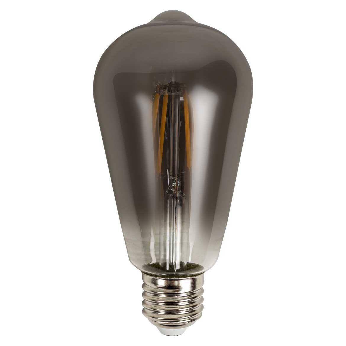 Lâmpada Filamento LED 4W ST64 Fumê Bivolt E27
