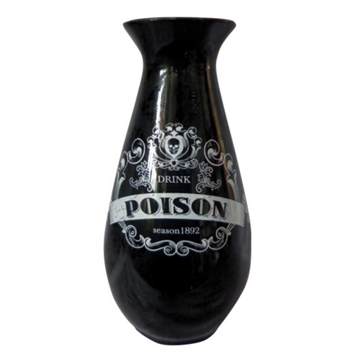 Vaso Decorativo Cerâmica Dark Poison 30x14cm