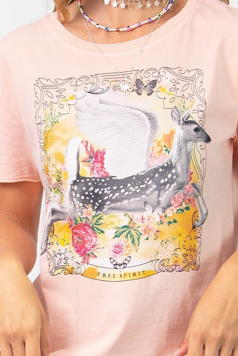 Camiseta T-shirt Bambi Free