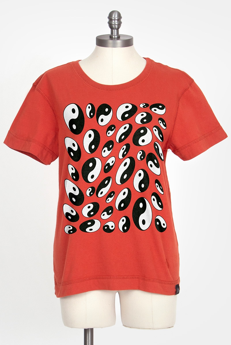 Camiseta T-shirt Distortion Yin Yang