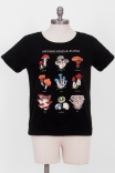 Camiseta Babylook Cogumelos