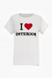 Camiseta Babylook I Love Interior