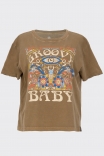 Camiseta Box Groovy Baby Marrom