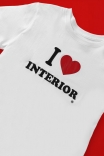 Camiseta T-shirt I Love Interior