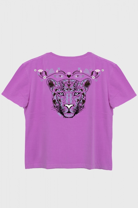 Camiseta Box Leopardo C/ Flores