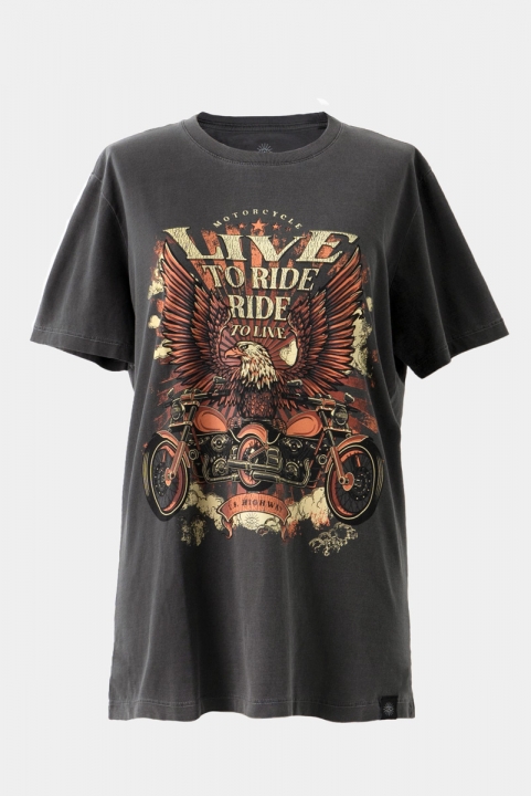 Camiseta T-Shirt Live To Ride