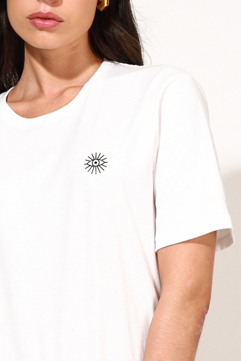 Camiseta T-shirt Basic Logo - Off White