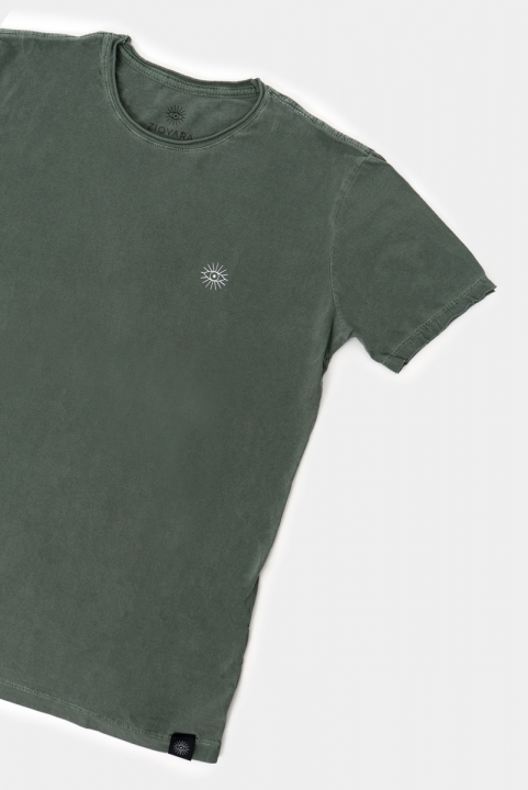 Camiseta T-shirt Unisex Logo Verde Militar