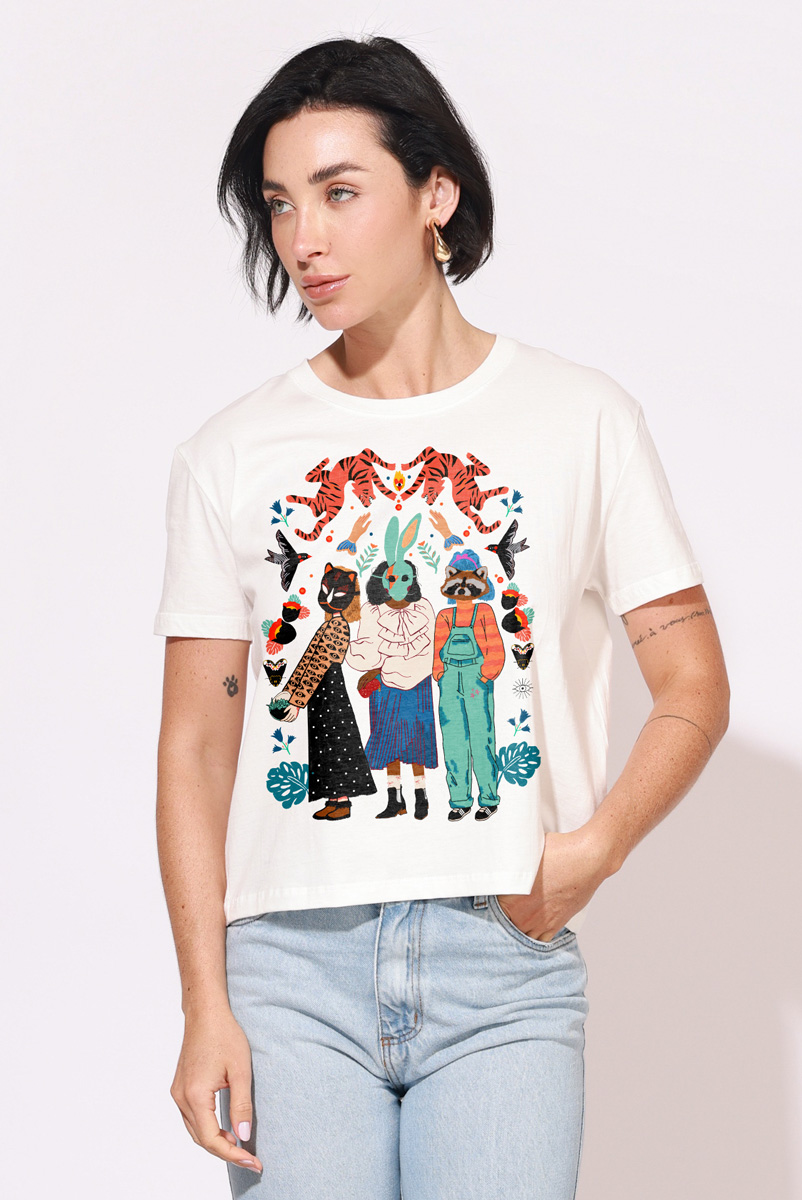 Camiseta Box Fauna Girls