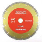 Disco diamantado segmentado 7" ( 180mm ) -Rocast
