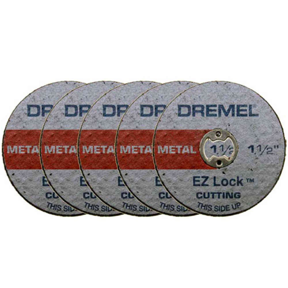 Kit 5 peças Discos Corte para Metal 1.1/2 Pol. Dremel EZ456