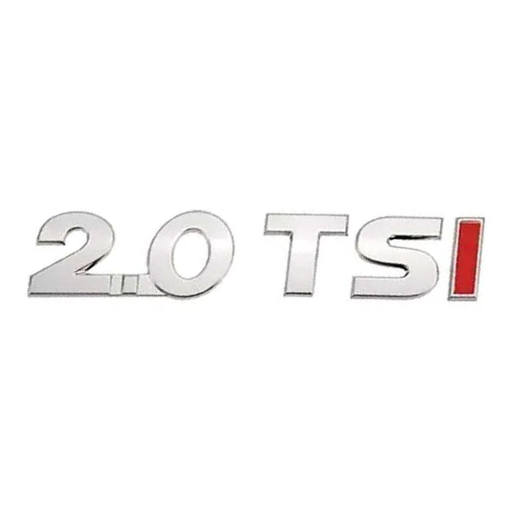 Emblema Letreiro  Jetta 2012 a 2018 2.0 TSI com I vermelho  prata  unidade