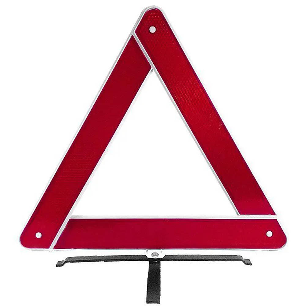 Triângulo De Advertência Base Pesada