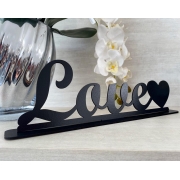 Enfeite Letreiro decorativo de mesa Love 35cm