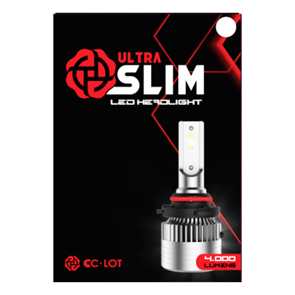 Par de Lâmpada Headlight Led CC-LOT Slim H11 H8  4000 Lúmens JR8