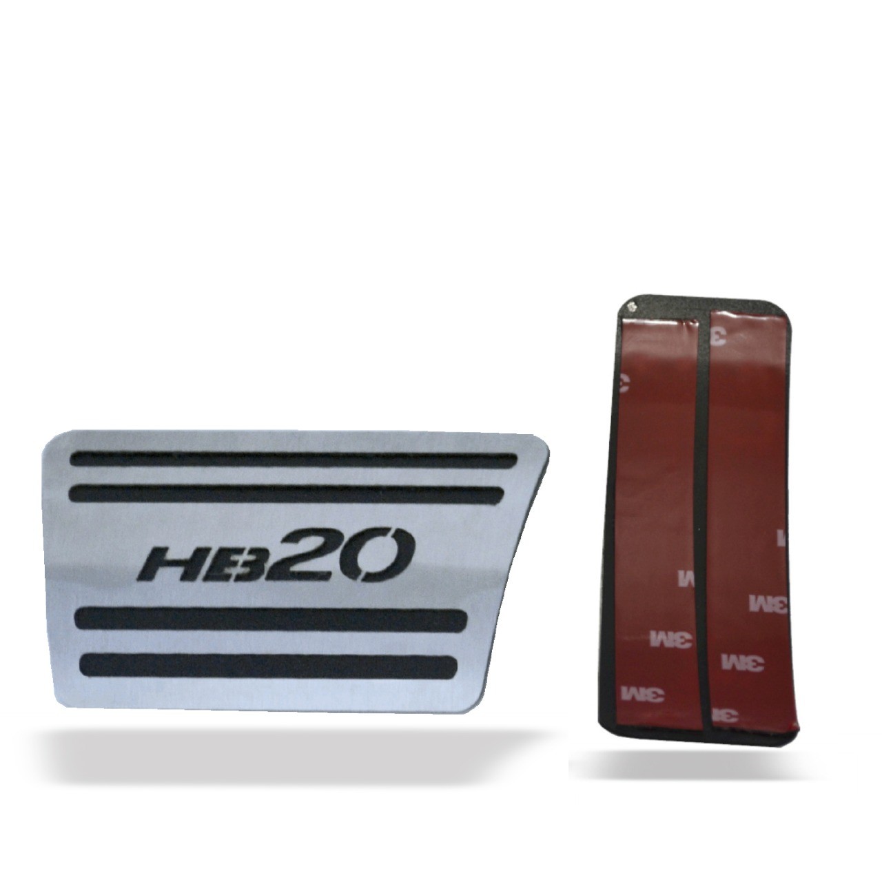 Pedaleira para HB20 Automático em Aço Inox