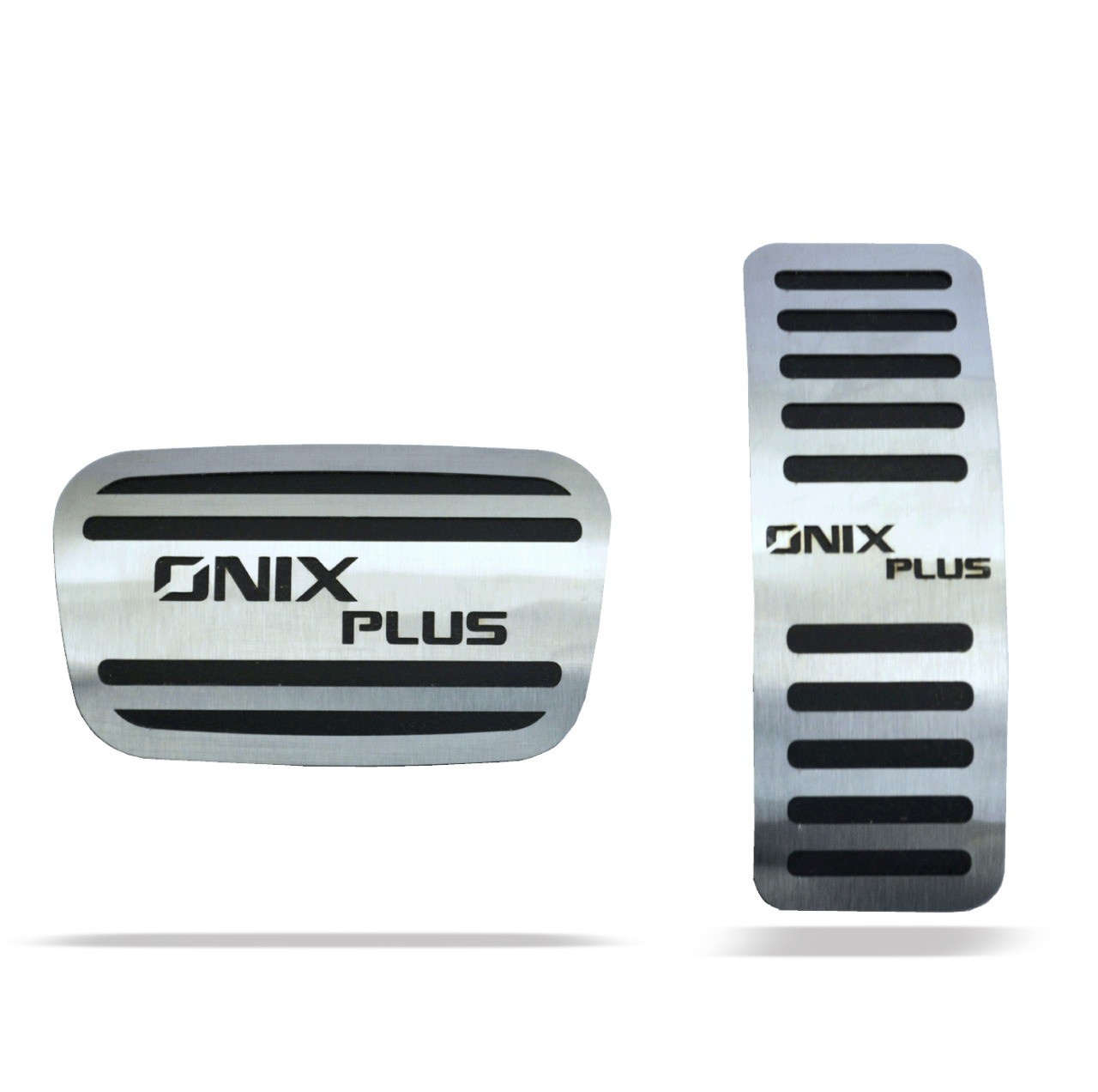 Pedaleira para Onix Plus Automático em Aço Inox