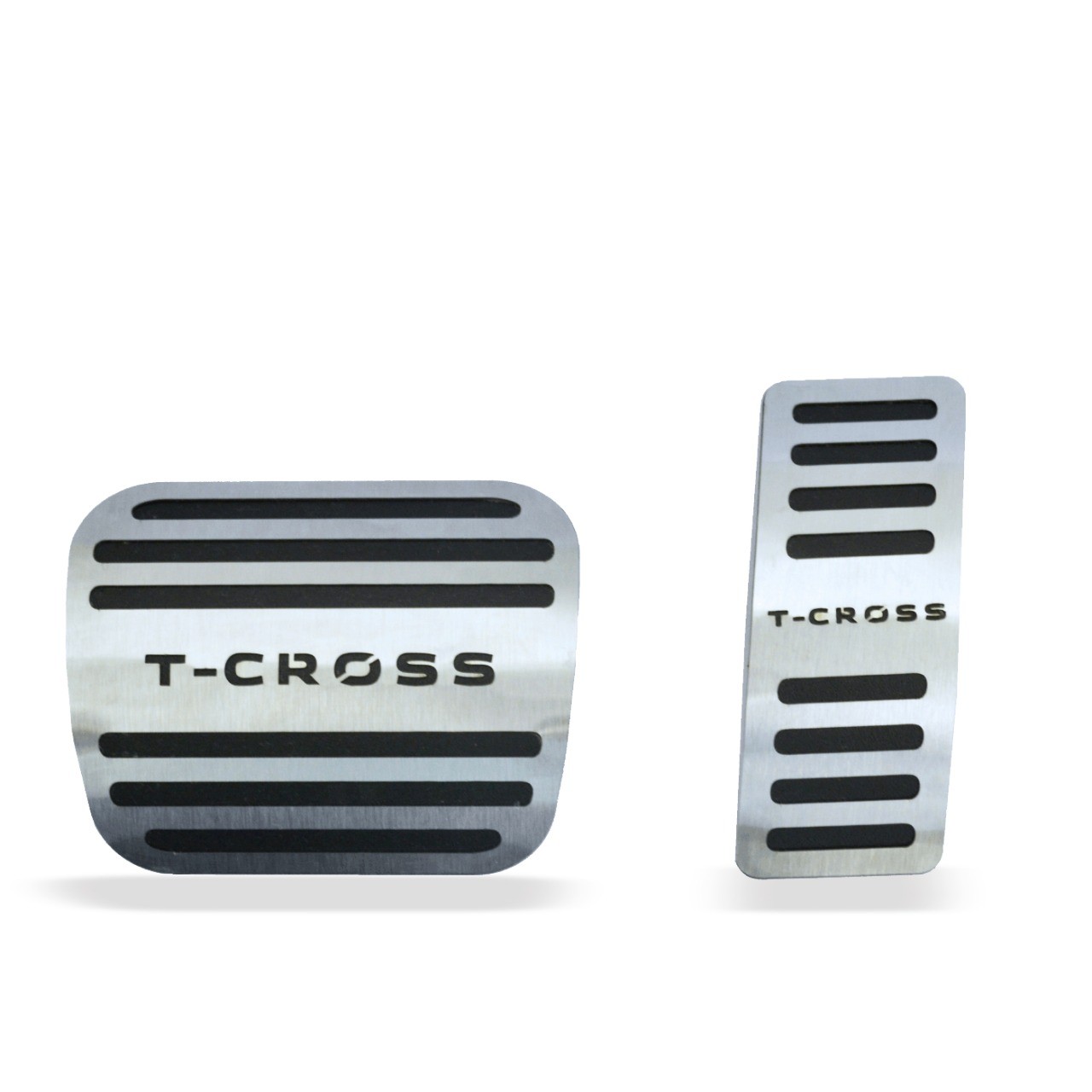 Pedaleira para T-Cross Automático em Aço Inox
