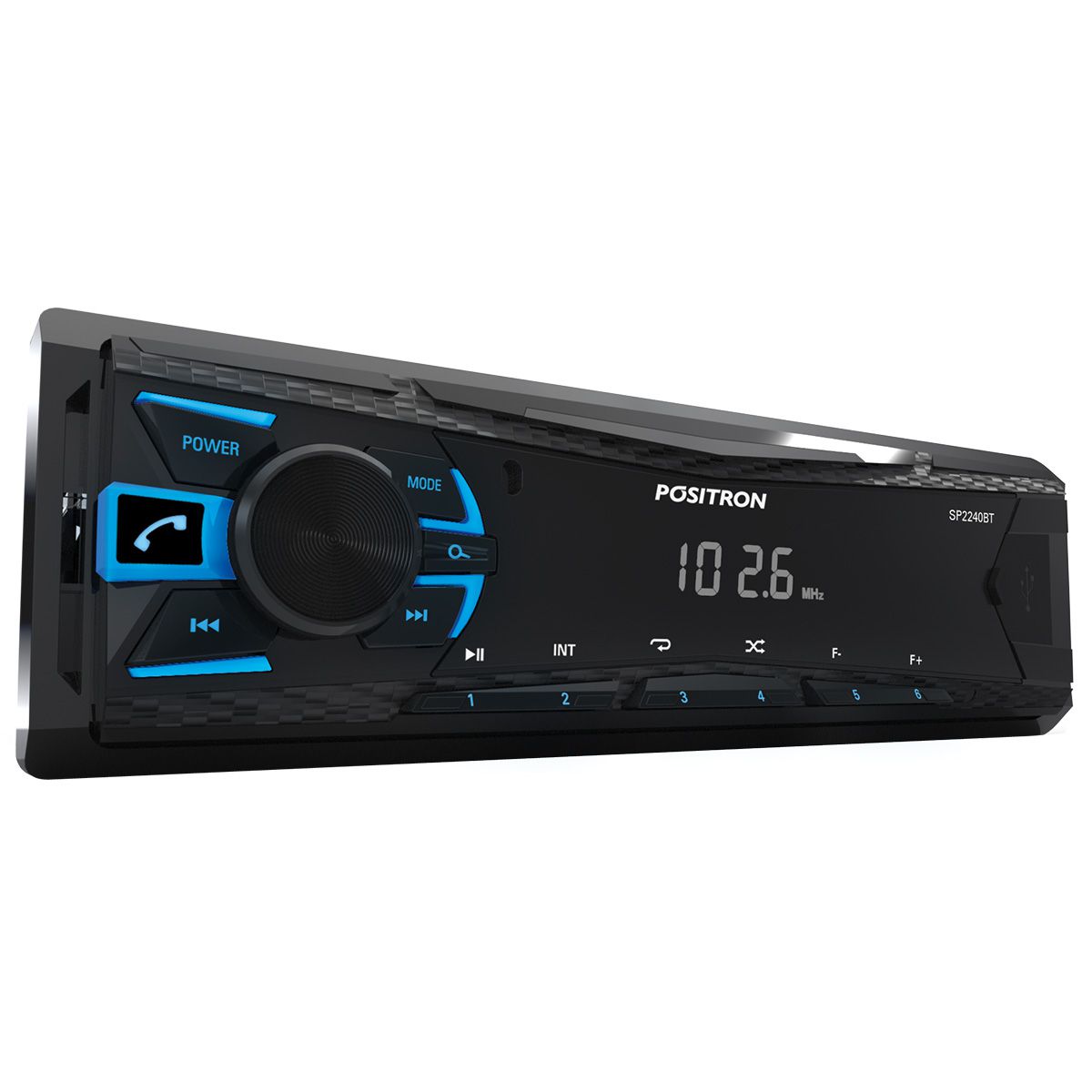 Rádio Automotivo Positron MP3 Player 1 Din Bluetooth USB FM AUX -  SP2230BT