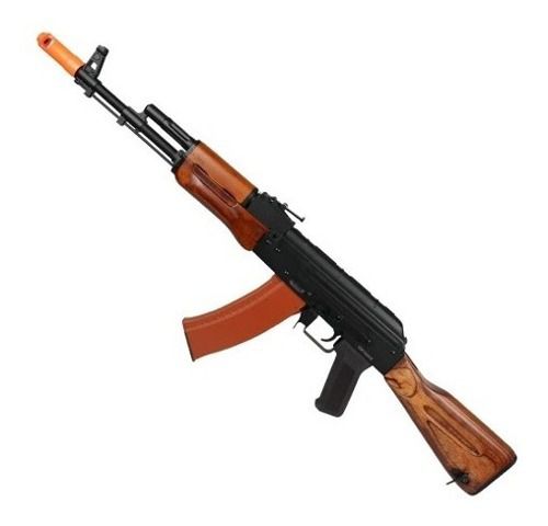 Ak47 Kalashnikov Madeira Rifle Fuzil Aeg Cm048 Full Metal V3