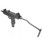 Rifle Submetralhadora Pressão Kwc Gbb Co2 Mini Uzi Black 4.5mm