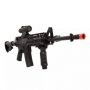 Airsoft Aeg Colt M4a1 Ris + Lanterna + Red Dot Fake Cybergun