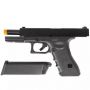 Pistola Airsoft Glock R17-BK Gbb Slide Metal+ Gás Bbs Óleo Case