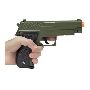 Pistola Airsoft Spring G26 Sig Sauer P226 Verde Oliva Full Metal + Kit Completo