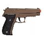 Pistola Airsoft Spring G26 Sig Sauer P226 Desert Tan Full Metal + Coldre + Bbs