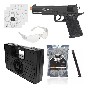 Kit Airsoft Pistola Co2 Cybergun Colt 1911 Slide Fixo 6mm + Maleta + BBs