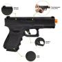 Pistola Airsoft Glock G15 Metal Mola + Case + 2000 BBs + Óleo de Silicone + Coldre