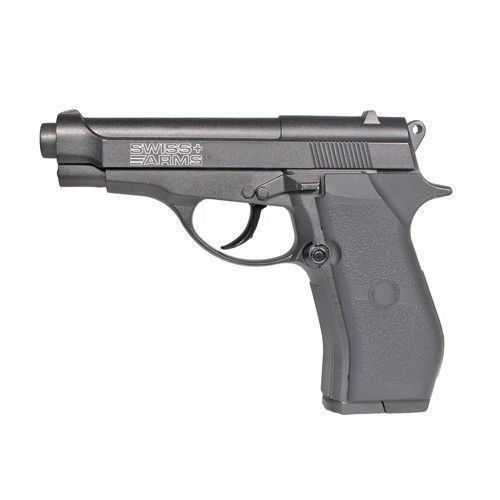 Pistola de Pressão P84 SWISS ARMS Co2 FullMetal 4.5mm + Cilindro