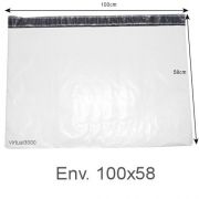 Envelope Plástico Segurança Lacre Tipo Sedex 100x60 (50pcs)