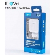 Carregador Inova 5.1 C 3 Usb Com Cabo Micro Usb/v8
