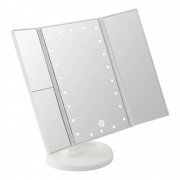 Espelho Mesa Luz Led para Maquiagem USB LMF1030 - LUATEK