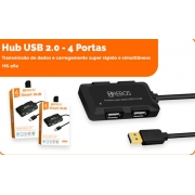 HUB USB 4 Portas HS-262