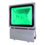 Refletor Holofote Super Led Verde 100W
