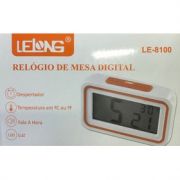 Relógio De Mesa Digital LeLong LE-8100