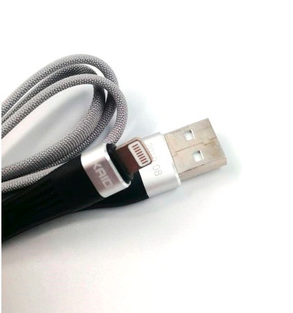 Cabo USB Flexível Resistente 1M Lightning 2.4a KD58A - KAIDI