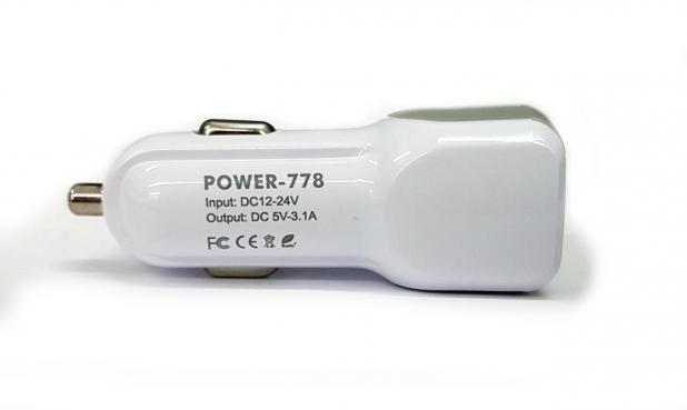 CARREGADOR VEICULAR 2x USB PMCELL POWER778 CV21