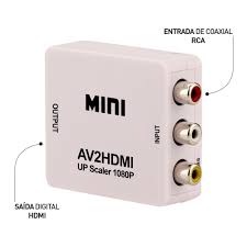 Conversor Video Composto 3RCA p/ HDMI