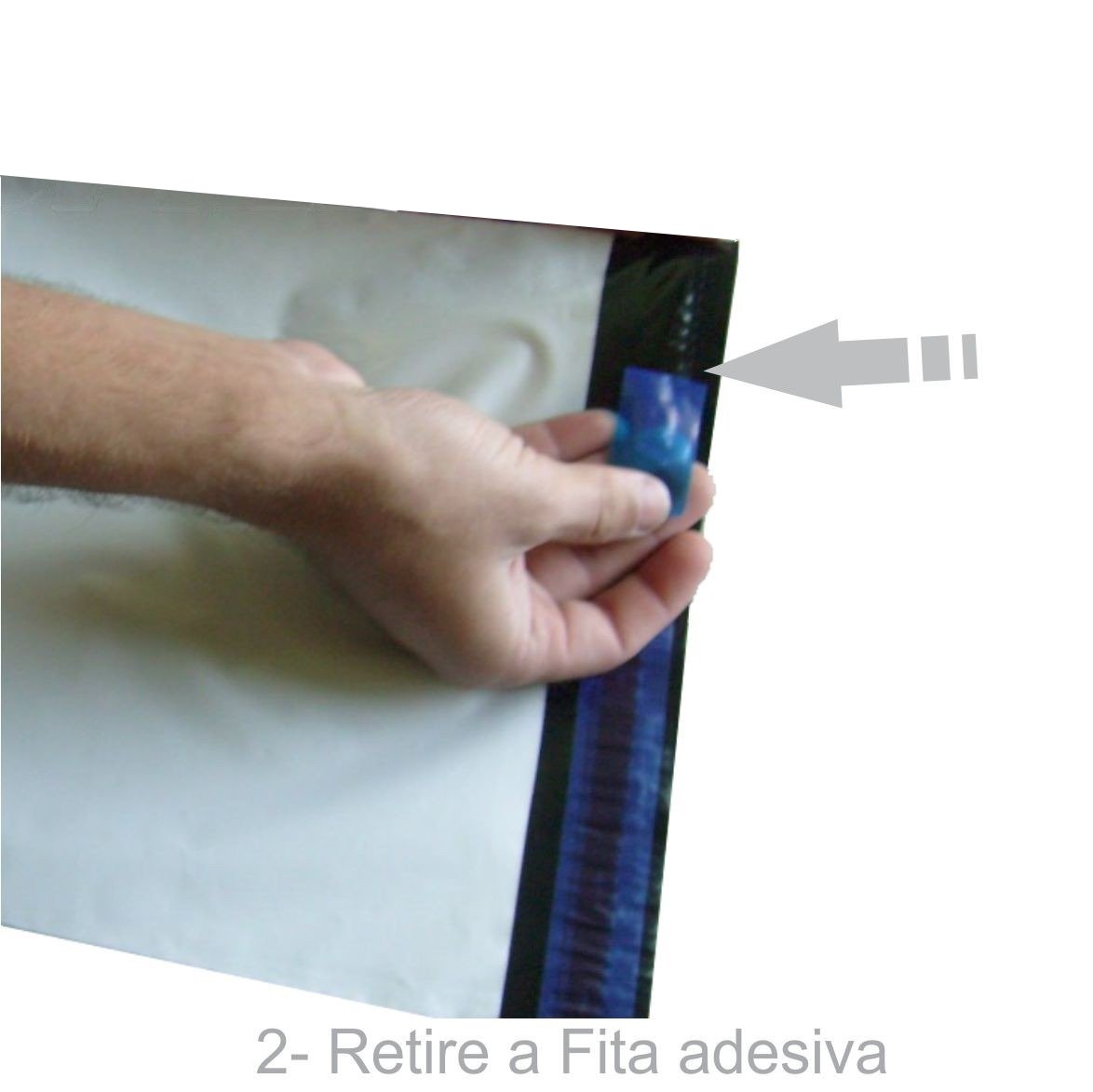 Envelope Plástico Segurança Lacre Tipo Sedex 24x28 (100pcs)
