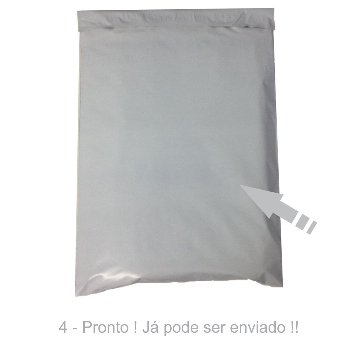 Envelope Plástico Segurança Lacre Tipo Sedex 60x50 (250 OU 500 Unidades)