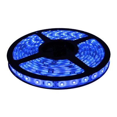Fita de LED 5M Prova D´água 12V Azul (60 led/m) SMD 3528