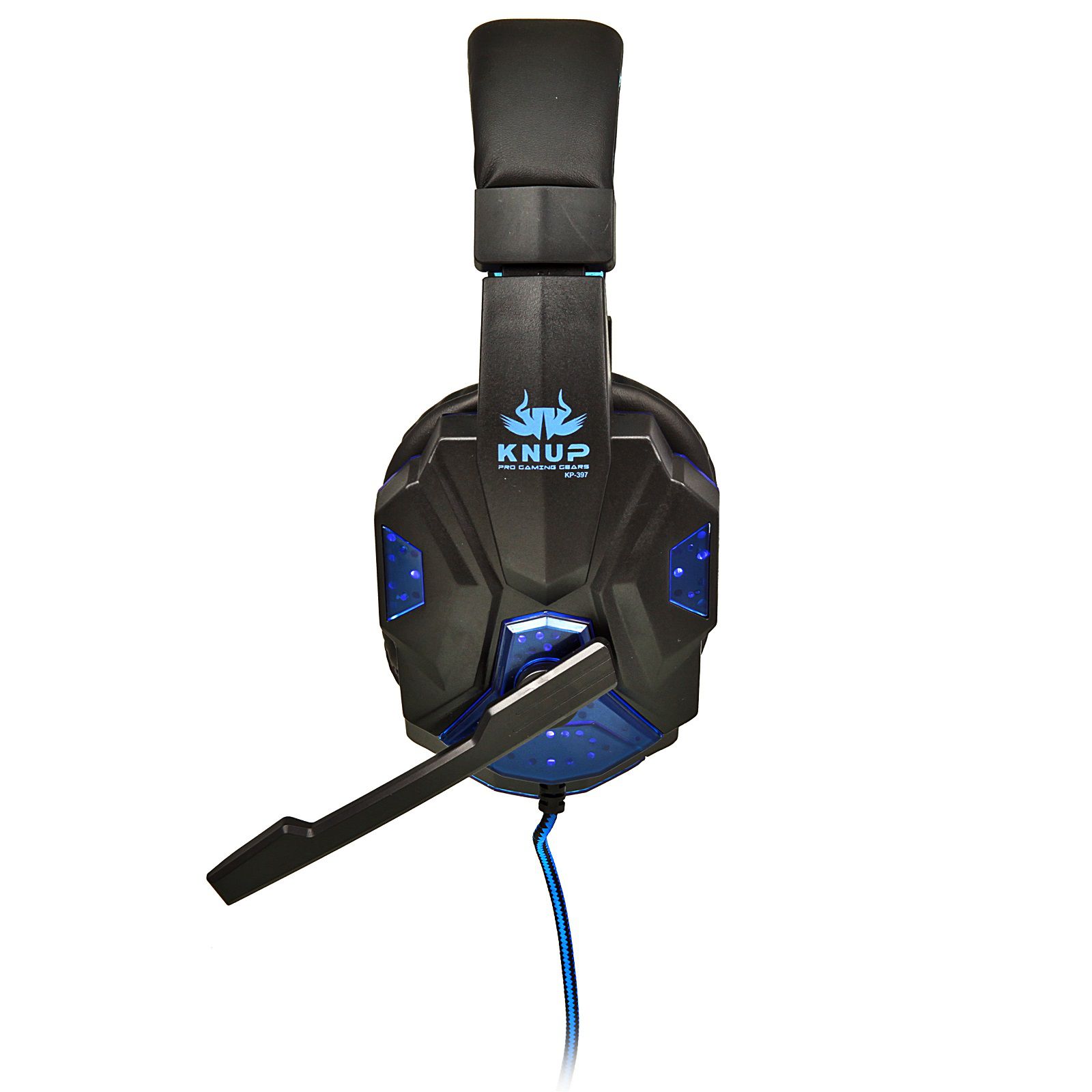 Fone Ouvido Headset Gamer PC P2 C/ LED Knup KP-397